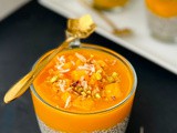 Mango Chia Pudding Recipe | Mango Chia Seeds Pudding Recipe | Vegan Mango Chia Pudding