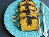 Mango Chocolate Marble Cake / Mango Marble Loaf Cake ~ Home Baker's Challenge # 2