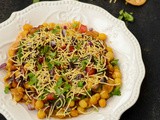 Masala Papdi Chaat Recipe | Papdi Chaat With Yellow Peas Masala(Ragda) | Papri Chaat With Ragda Recipe