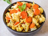 Minty Roasted Carrots Cauliflower