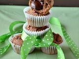 Molten Centered Chocolate Cupcakes / Mini Lava Chocolate Cupcakes - Spicy Treats' 2nd Anniversary