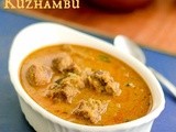 Mutton Kuzhambu Recipe | South Indian Style Mutton Curry(With Coconut)