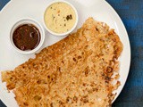 Oats Dosa Recipe | Instant Oats Dosa Recipe