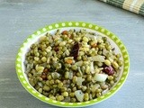 Pachai Payir Sundal / Mung Bean Salad / Green Gram Sundal Recipe