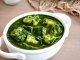 Palak Paneer Recipe | Indian Cottage Cheese In Spinach Gravy | Paneer Spinach Curry