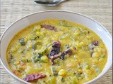 Podalangai Kootu / Snake Gourd Kootu with Moong dal