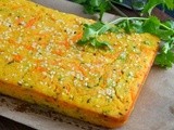 Savory Semolina Cake / Savory Semolina Carrot Cake