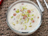 Slow Cooker Rice Kheer Recipe | Indian Slow Cooker Recipe - Rice Kheer | Rice Kheer Using Slow Cooker Method