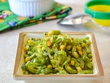 Snake Gourd Fry / Podalangai Poriyal