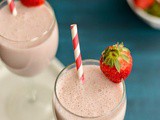 Strawberry Milkshake Recipe | Vanilla Strawberry Milkshake Recipe | Fresh Strawberry Recipe Ideas
