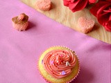 Valentine Cupcakes / Hidden Heart Cupcakes - My Guest Post for Nalini's Kitchen