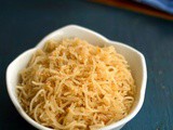 Vella Sevai Recipe | Jaggery Idiyappam Recipe | Idiyappam With Jaggery Syrup