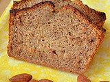 Whole Wheat Banana Loaf / Eggless Whole Wheat Banana Bread