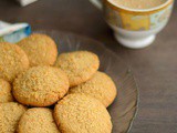 Whole Wheat Coconut Cookies | Eggless Wheat Coconut Cookies | Eggless Whole Wheat Cookies Recipe