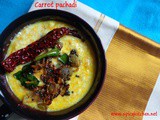 Carrot Pachadi | Carrot Raita