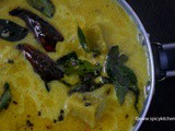 Chena moru curry | Yam curd curry