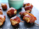 Bacon Wrapped Chicken Bites in Air Fryer