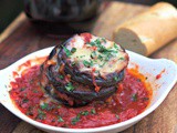 Baked Eggplant Parmesan Recipe with a Low Carb Eggplant Parmesan Option