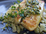 Baked Red Snapper Recipe with Pistachio Pesto