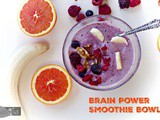 Blueberry Banana Protein Smoothie Bowl