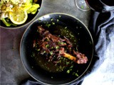 Braised Lamb Shanks in Red Wine