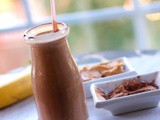 Carob Peanut Butter Banana Smoothie