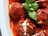 Cheese Stuffed Meatballs, Ricotta or Mozzarella