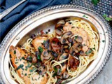 Chicken Marsala with Mushrooms and Prosciutto