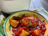 Chicken Thighs with Potatoes and Tomatoes