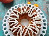 Cream Cheese Filled Low Carb Pumpkin Bundt Cake, Gluten Free