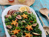 Festive Kale Salad, Honey Rosemary Vinaigrette, Win a Trip to Barcelona