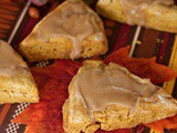 Gluten Free Pumpkin Scones with Maple Glaze