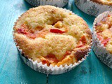 Grain Free Peach Muffins (Sugar Free, Gluten Free)