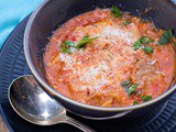 Italian Eggplant Soup with Sausage