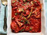 Italian Slow Cooked Pork Chops in Tomato Sauce with Green Beans