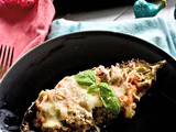 Italian Stuffed Eggplant with Ground Veal