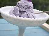 Keto Blueberry Lavender Ice Cream Recipe