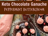 Keto Chocolate Ganache with Peppermint Buttercream