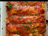 Keto Crepe Cannelloni with Meat Filling