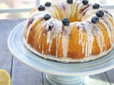 Keto Lemon Blueberry Bundt Cake, gf