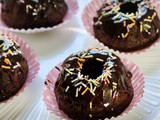 Keto Mini Chocolate Bundt Cakes with Chocolate Ganache