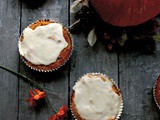 Keto Pumpkin Cupcakes with Maple Glaze, Grain Free, Dairy Free