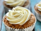 Keto Spice Cupcakes with Maple Cream Cheese Frosting
