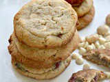 Keto White Chocolate Raspberry Cookies, Grain Free