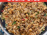 Orzo, Italian Sausage, White Beans