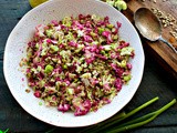 Purple Cauliflower Salad Recipe with Walnut Vinaigrette