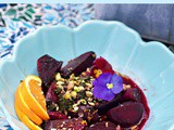 Roasted Orange Beets with Beet Greens Recipe