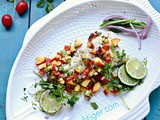 Roasted Sable Fish (Black Cod) with Fresh Peach Salsa