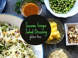 Sesame Ginger Salad Dressing, Gluten Free