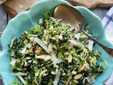 Shaved Brussels Sprout Salad with Apple Cider Vinaigrette